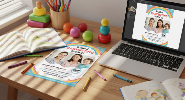 Babysitting Credibility Flyers for Premium Providers