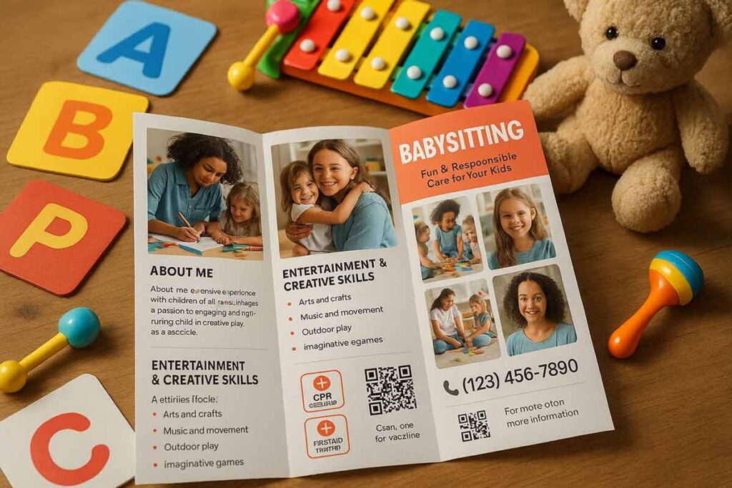 Babysitting Flyer Design Layouts