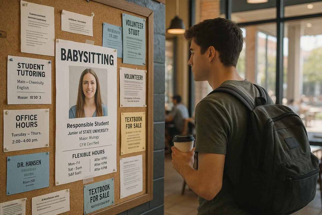 Babysitting Flyer Distribution Strategies Work Best For College Student