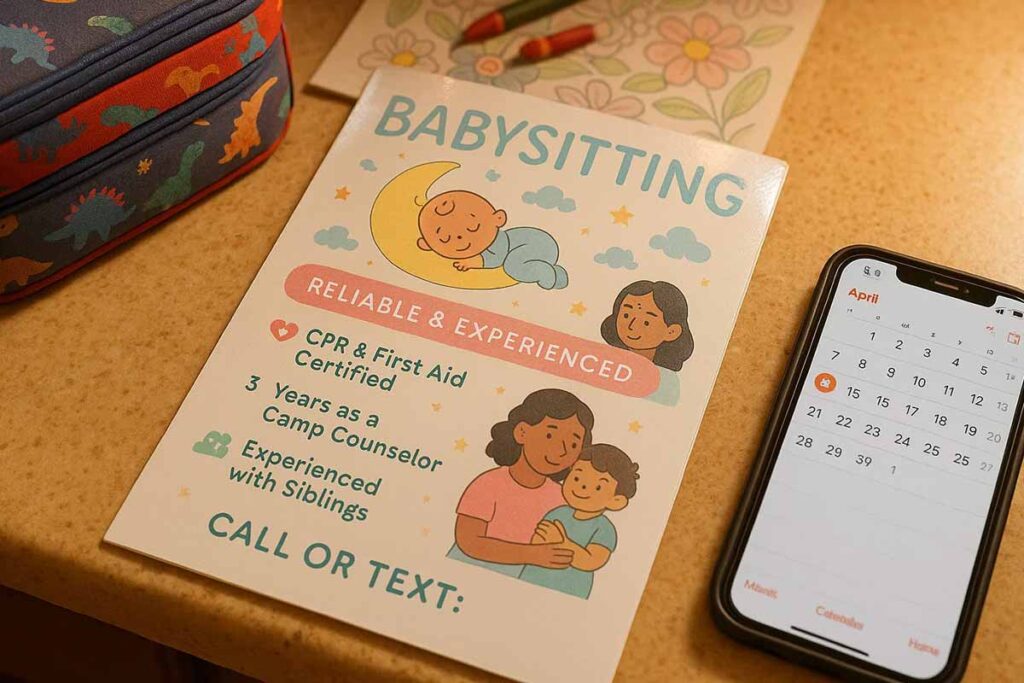 Babysitting Lead Generation Flyers