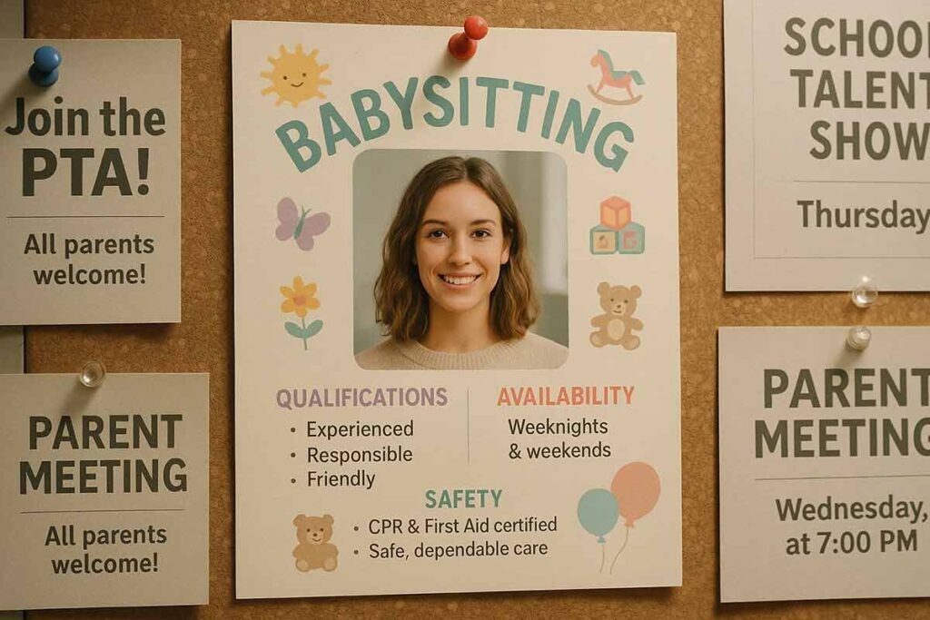Essential Information Should New Babysitters Include in Their Lead Generation Flyers