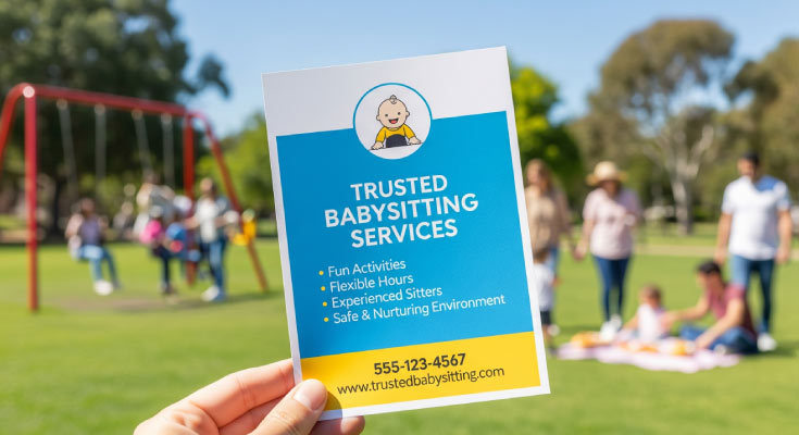 Babysitting Territory Flyers To Expand Your Service Area