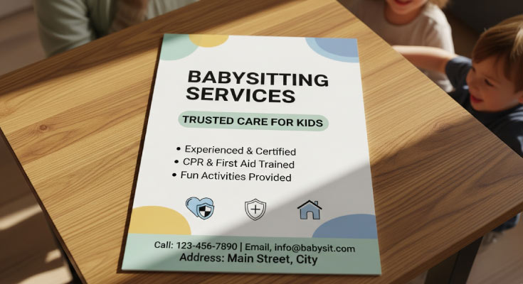 Babysitting Trust Flyers For Recovery And Reputation Building