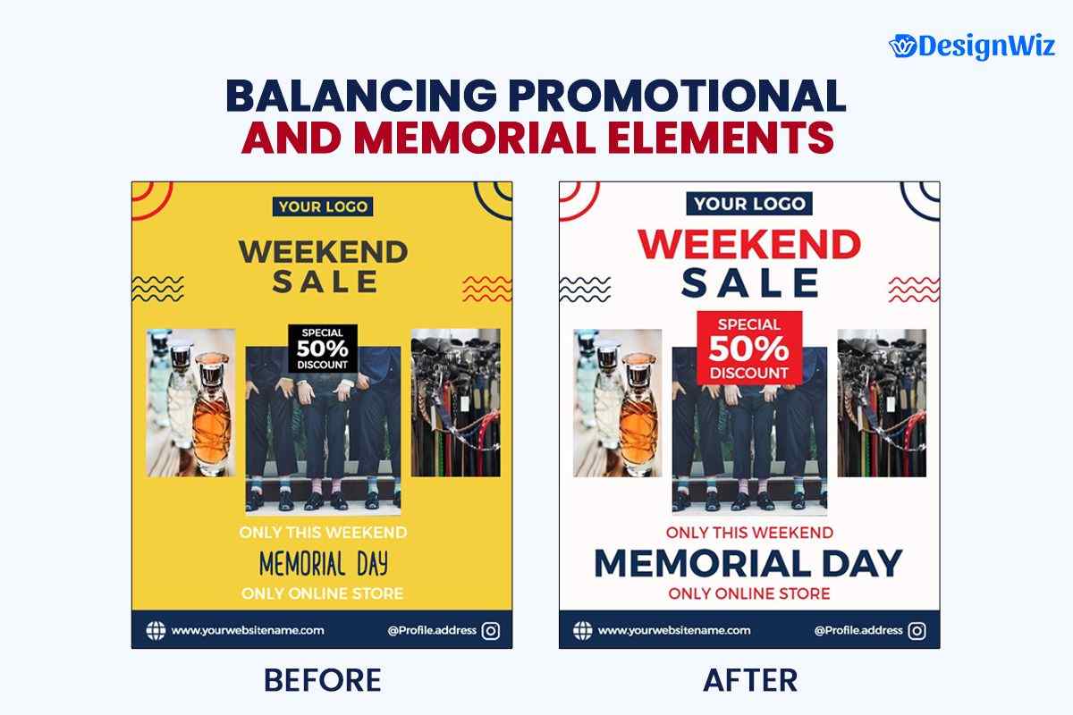 Balancing Promotional and Memorial Elements
