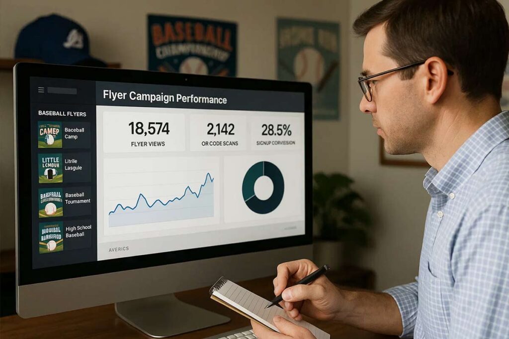 Baseball Flyer Analytics Dashboard
