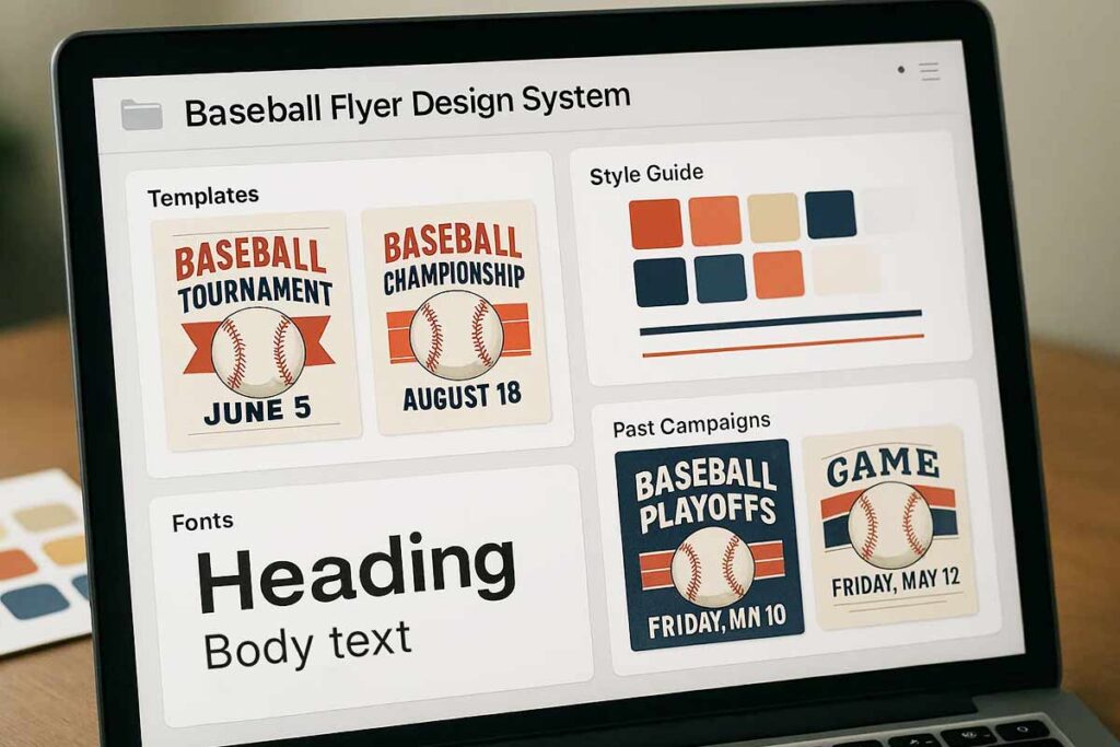 Baseball Flyer Design Documentation System