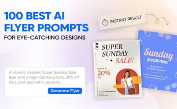 100 Best AI Flyer Prompts for Eye-Catching Designs