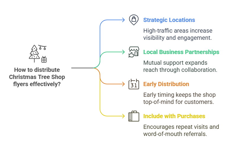 Effective ways to distribute Christmas tree shop flyers for maximum reach