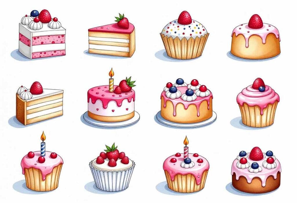 Birthday Cake Icons