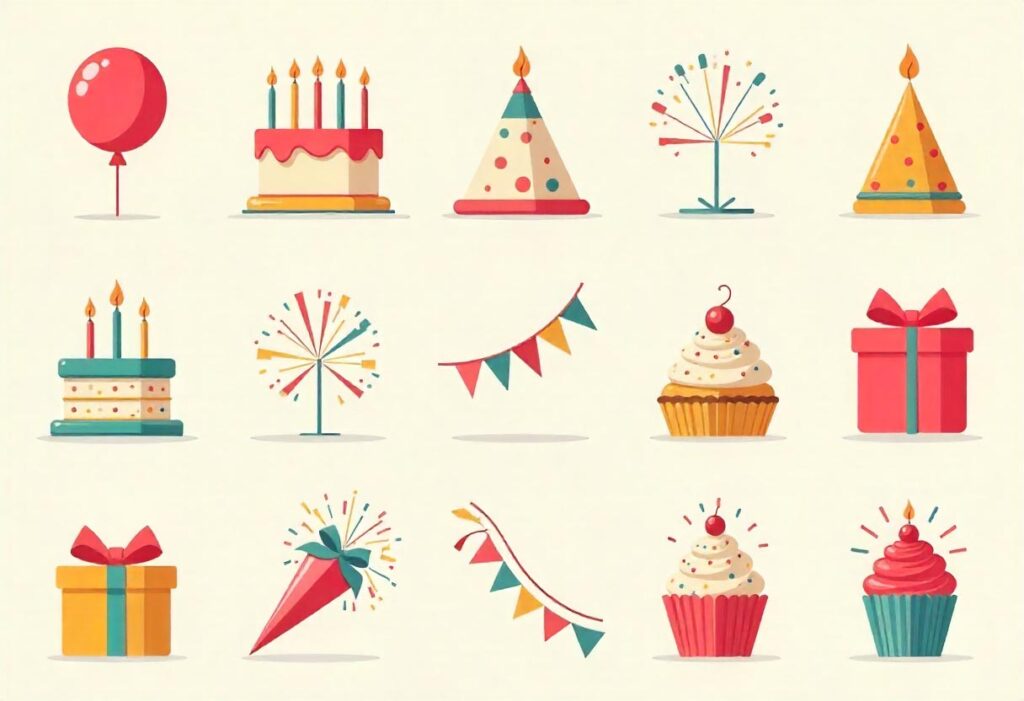 Birthday Celebration Symbols