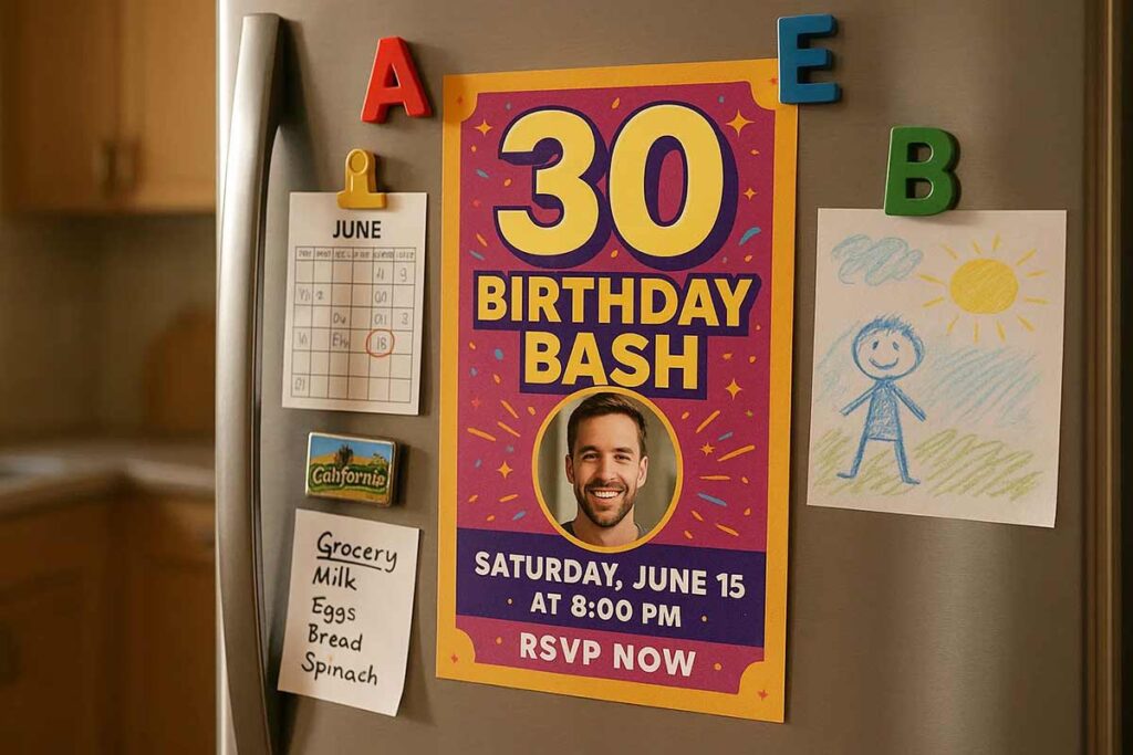 21st birthday party flyer design