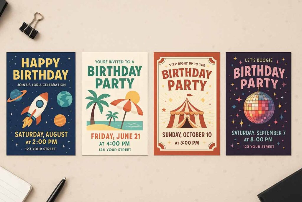 Birthday Themes Creative Concepts