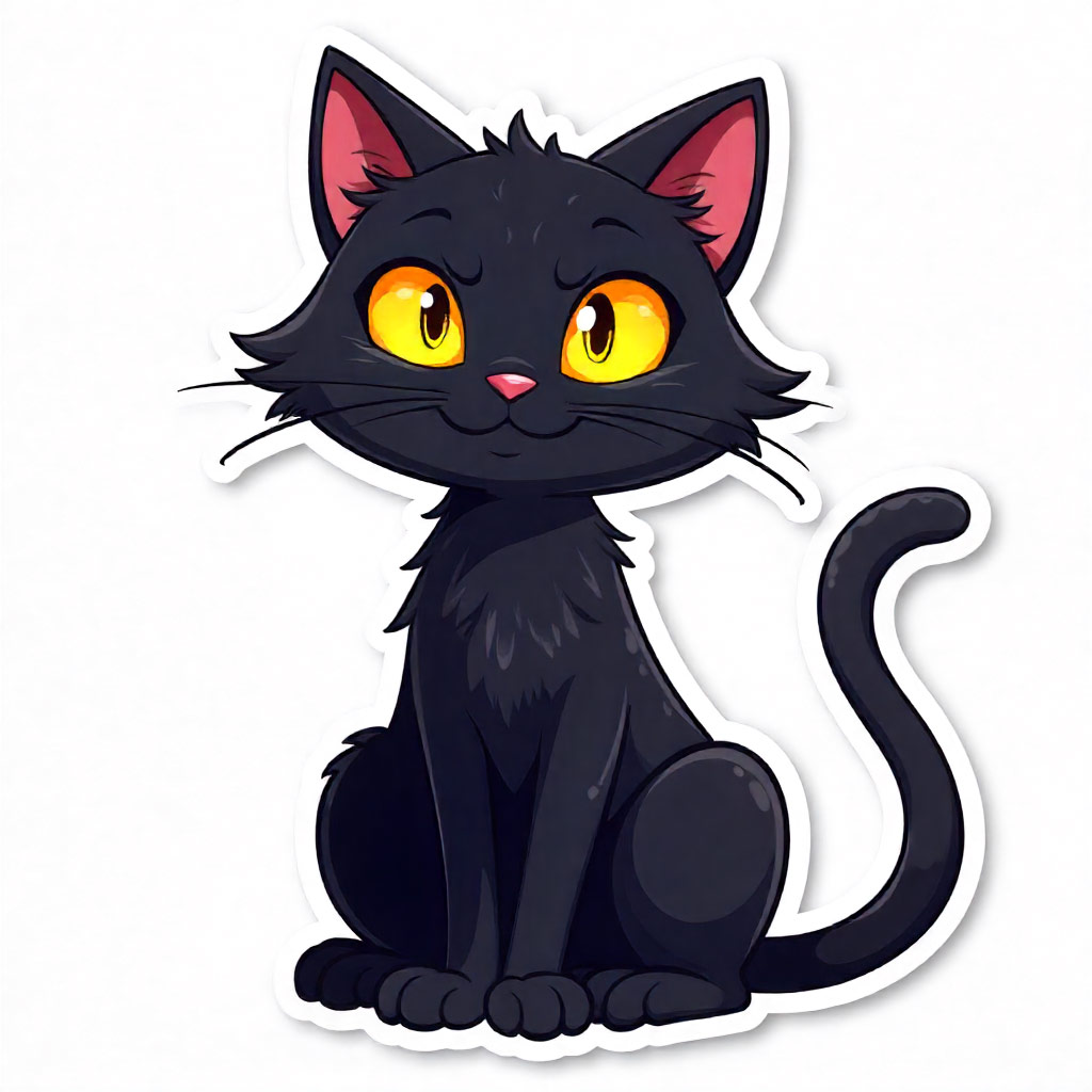 Black Cat Icon