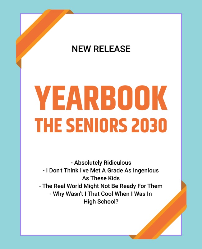 Create a yearbook flyer with personalized messaging that connects and resonates