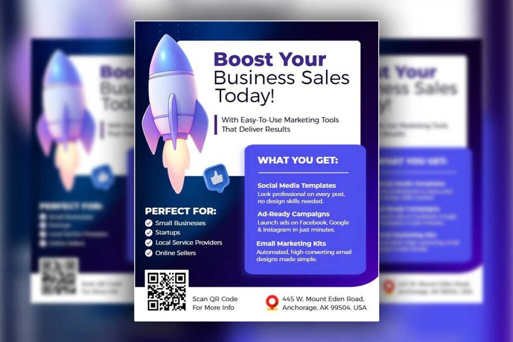 Boost Your Business Sales Flyer Template