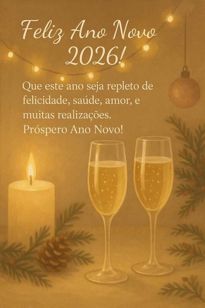 Brazilian Portuguese New Year Wishes Image