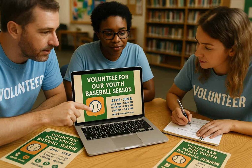 Community volunteer coordination examples