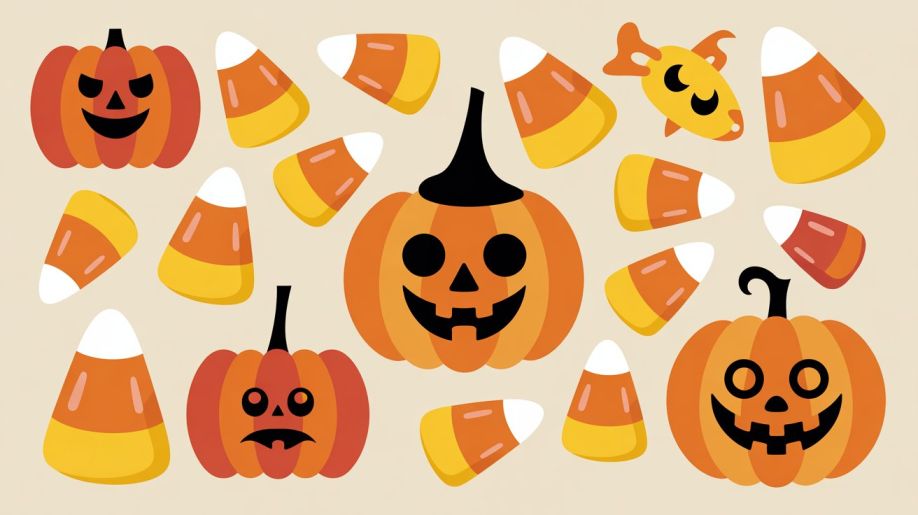 candy corn clipart