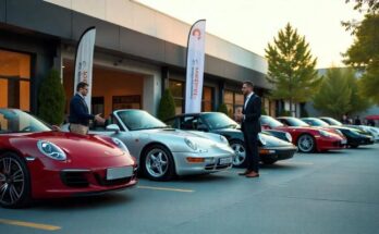 Blog cover showing a buyer with car keys near a vehicle, symbolizing impactful car dealership flyer.