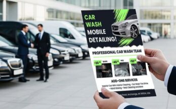 car detailing b2b flyers fleet client acquisition