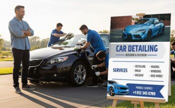 Car Detailing Competitive Flyers to win Local Clients
