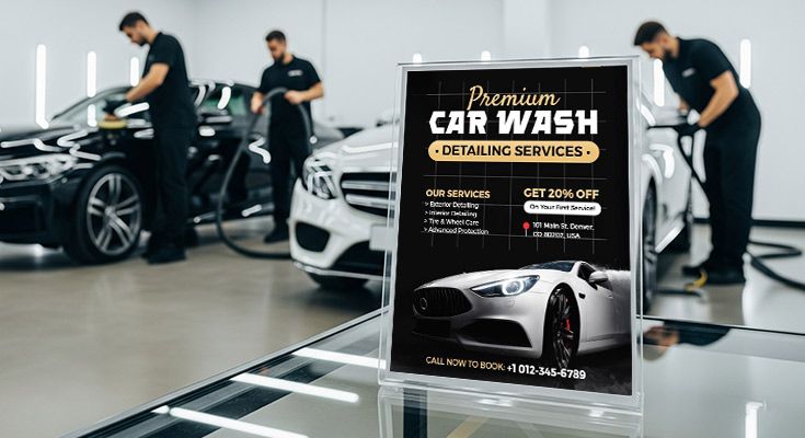 Car Detailing Flyer Design That Converts Premium Clients