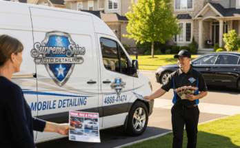 car detailing flyers distribution for mobile operators