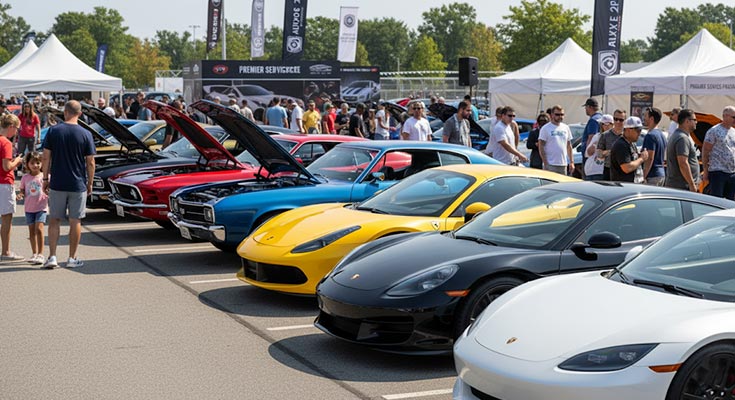 Car Show Comparison Flyers for Service Package Providers