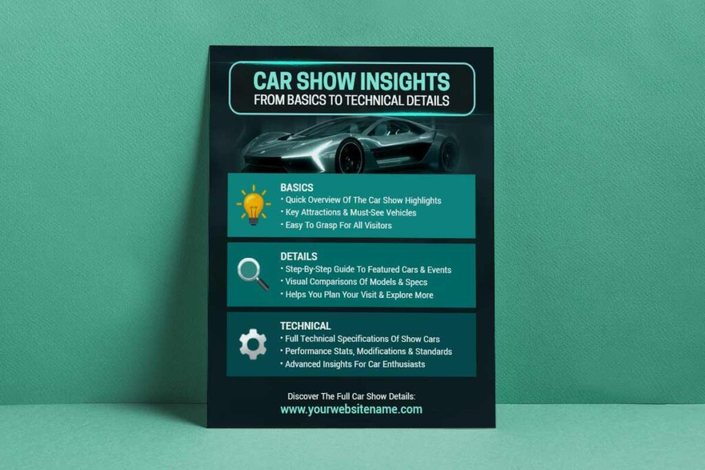 Car Show Technical Insights Flyer Template