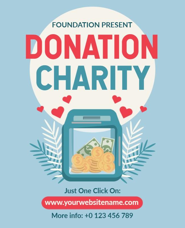 Charity flyer