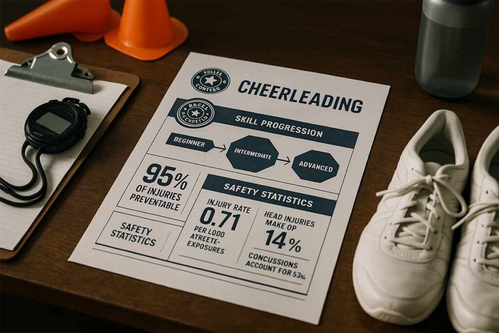 Cheerleading Flyer Design Layout Examples