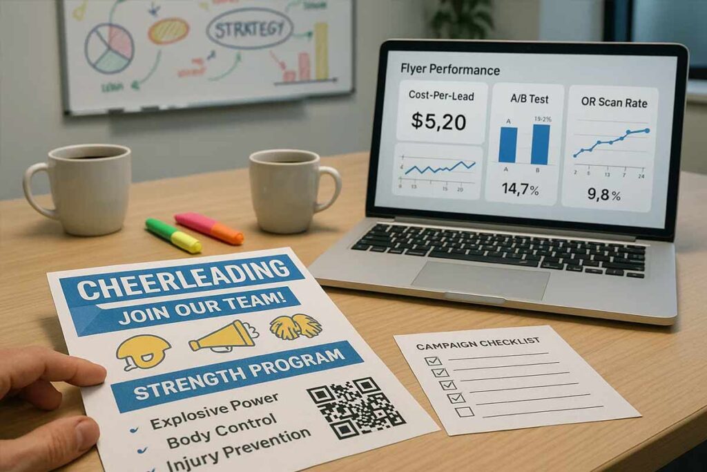 Cheerleading Flyer Marketing Expenses Optimization