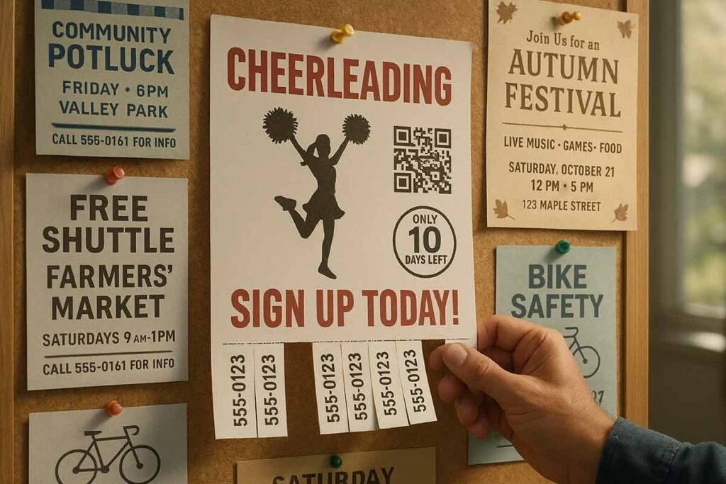 Cheerleading Lead Generation Flyers Call To Action Strategies