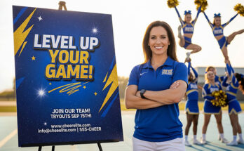 Cheerleading Lead Generation Flyers For Private Coaches