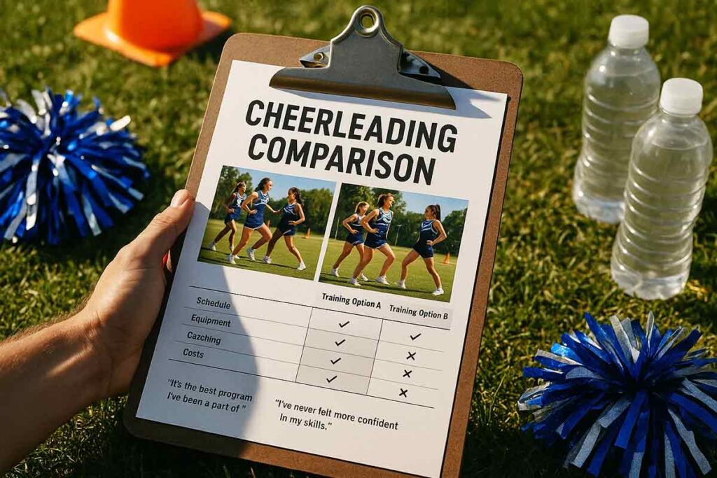 Cheerleading Objection Flyers Differentiate Independent Coaches