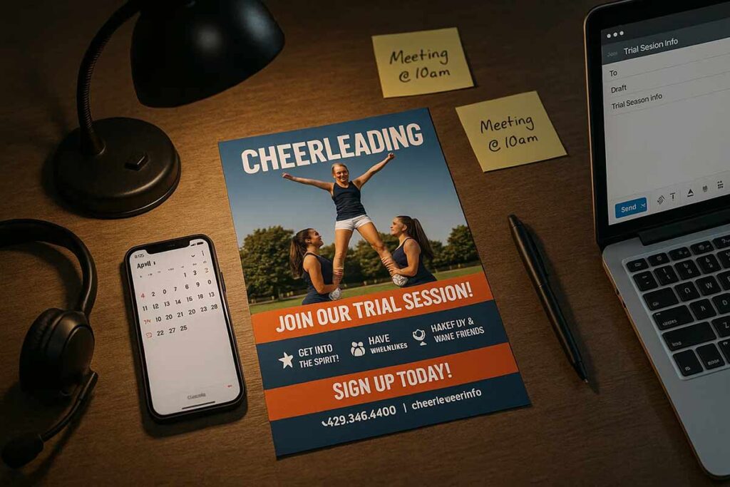 Cheerleading Objection Flyers Follow Up Sequences