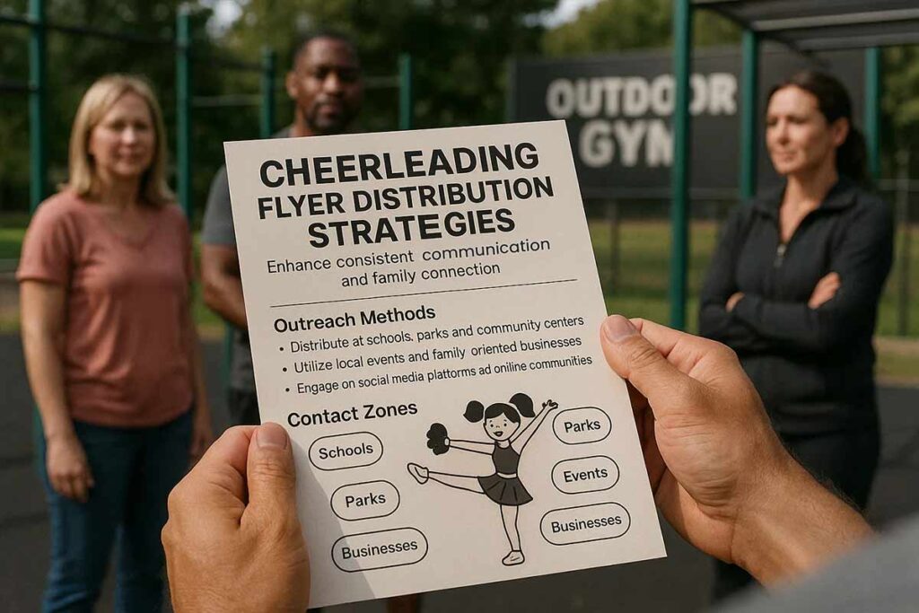 Cheerleading Relationship Flyers Distribution Map
