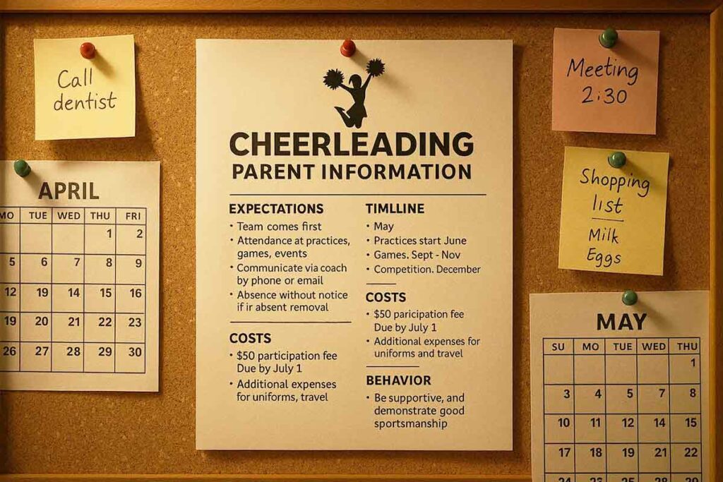 Cheerleading Relationship Flyers Information Guide