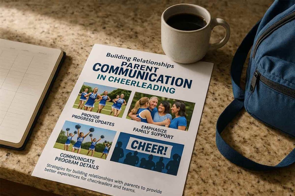 Cheerleading Relationship Flyers Support Examples