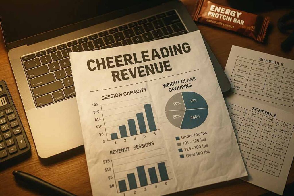 Cheerleading Scaling Flyers Charts