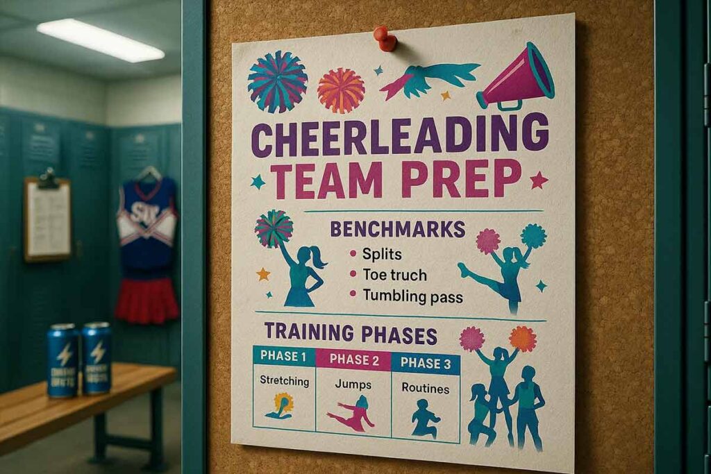 Cheerleading Scaling Flyers Team Preparation