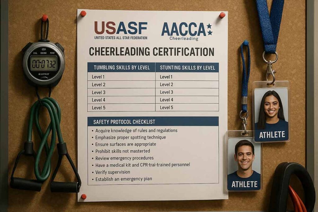 Cheerleading Technical Flyers Certification Standards