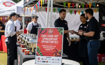 Chili Cook-Off Partnership Flyers for Service Expansion