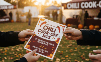 chili cook-off seasonal flyer