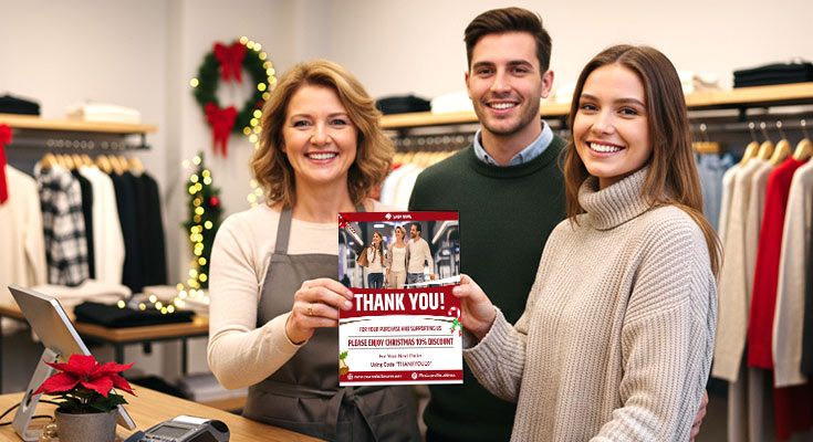 Christmas Customer Relationship Flyers for Service Providers