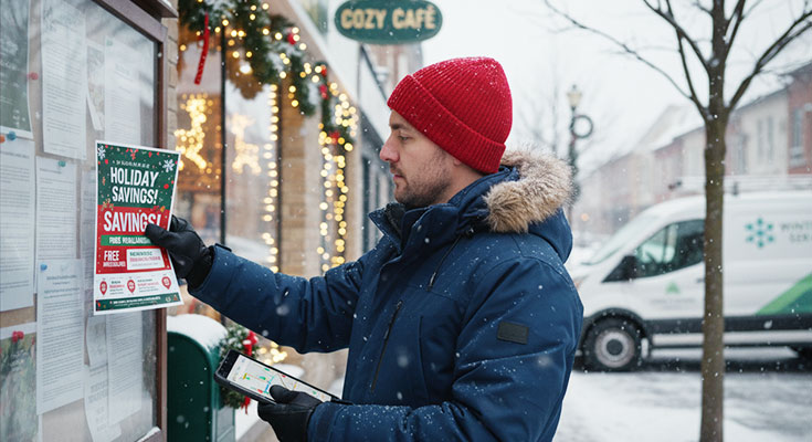 Christmas Flyer Distribution