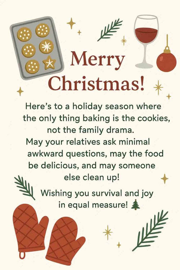 Christmas Greetings for Family Gathering