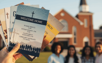church portfolio flyer