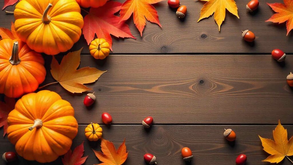 Classic Autumn Thanksgiving Background