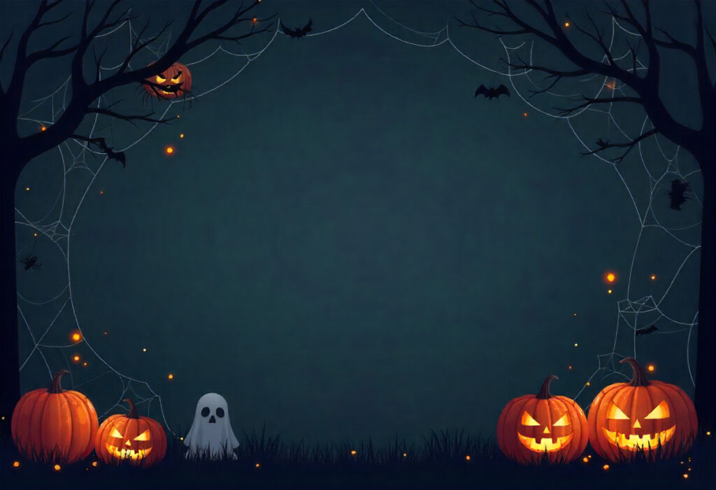 Classic Halloween Border Frame